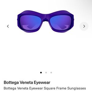 New in the box Bottega Veneta Eyewear Square Frame Sunglasses